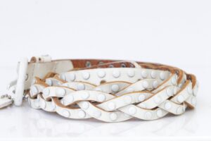 ORANGE LEATHER BELT