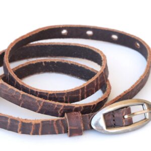 Green Leather Belt