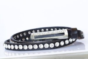 Brown leather belt