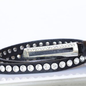 Brown leather belt