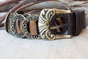 TURQUOISE STUDDED BELT