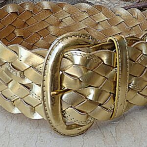 Tiger leather belt